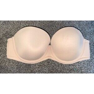 Wacoal Strapless Beige Bra Size 34C 854119 Red Carpet